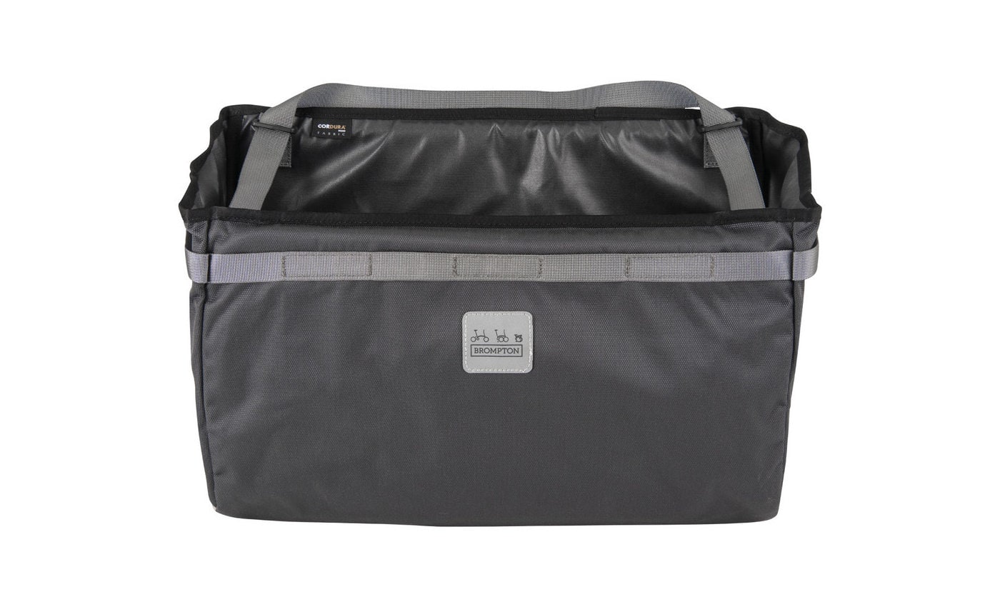 Brompton Borough Basket Bag L - dark grey