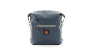 Brompton Borough Wasserdichte Roll-Top Tasche klein - navy grey