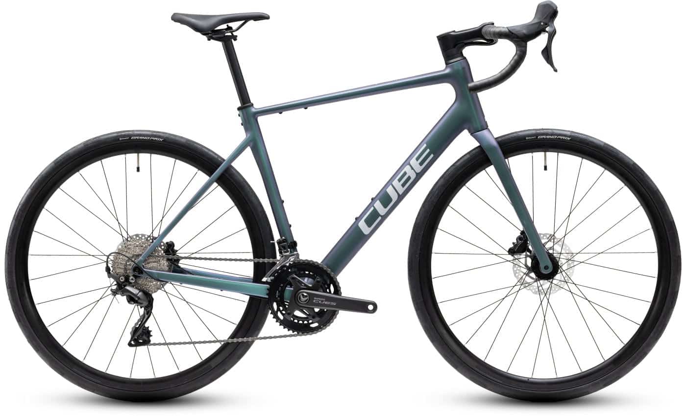 Cube Attain Race - 28 Zoll 22K Diamant - smaragdgrey´n´white