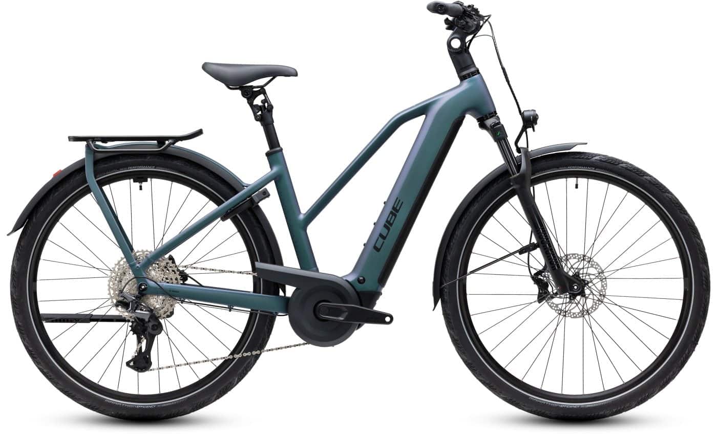 Cube Kathmandu Hybrid Pro 800 - 28 Zoll 800Wh 12K Trapez - smaragdgrey´n´black