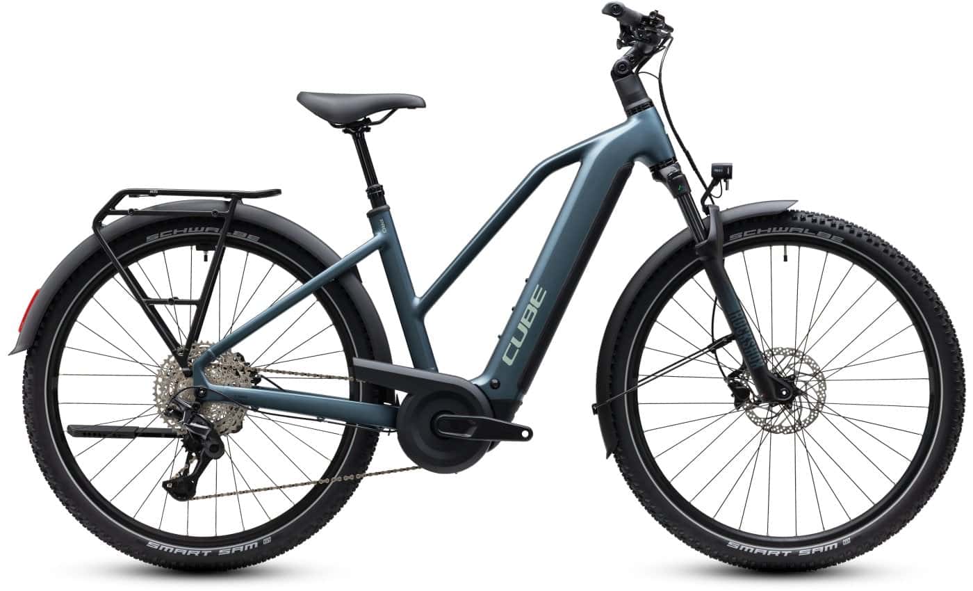 Cube Nuride Hybrid Pro 800 - 28 Zoll 800Wh 12K Trapez - deepteal´n´blue