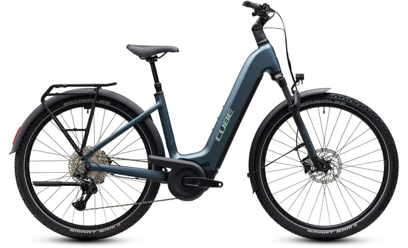 Cube Nuride Hybrid Pro 800 - 28 Zoll 800Wh 12K Wave - deepteal´n´blue