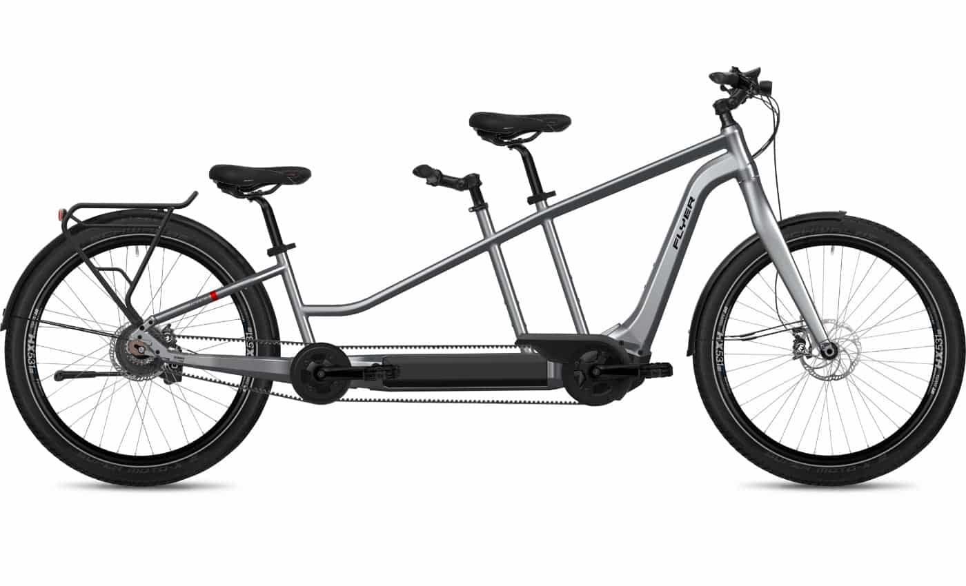 Flyer G3 Tandem 7.83 - 27.5 Zoll 1250Wh 14N Tandem - Silver Dark Cool