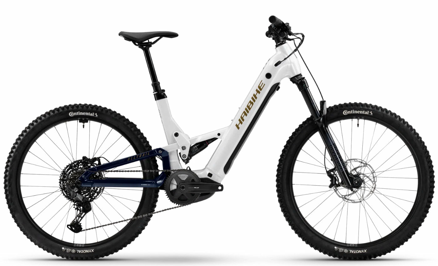 Haibike ALLTRAIL 8 Low 27.5 - 27.5 Zoll 600Wh 11K Fully - White Blue Gold