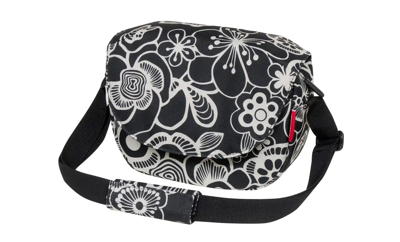 KLICKfix Reisenthel FunBag Lenkertasche - fleur schwarz