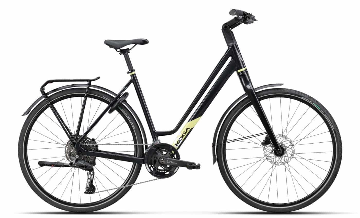 Koga F3 5.0 Rigid - 28 Zoll 22K Wave - Vulcan black gloss