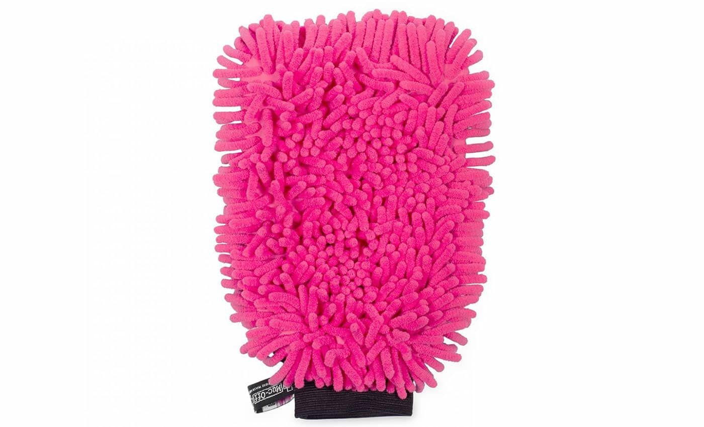 Muc-Off Wash Mitt 2-in-1-Mikrofaser-Waschhandschuh - rosa