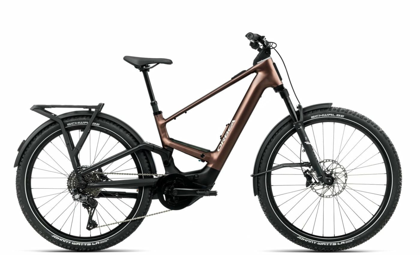 Orbea MUGA 20 - 29/27.5 Zoll 750Wh 11K-Di2 Fully - Metallic Rust - Diamond Black