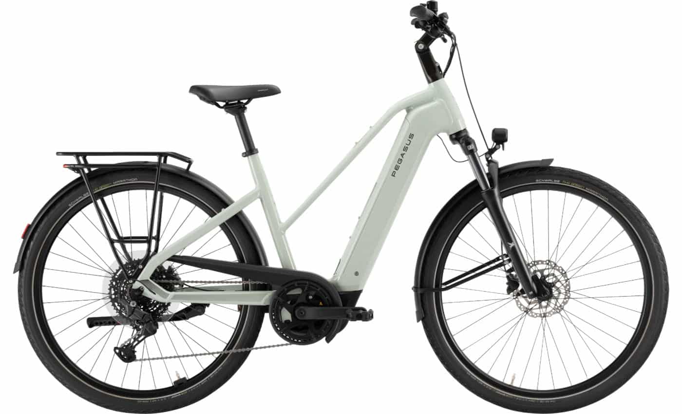 PEGASUS Solero EVO 10 - 28 Zoll 800WH 10K Trapez - sage
