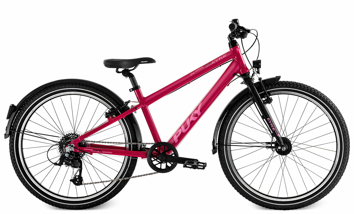 PUKY CYKE 24-8 ACTIVE - 24 Zoll 8K Diamant - berry/black