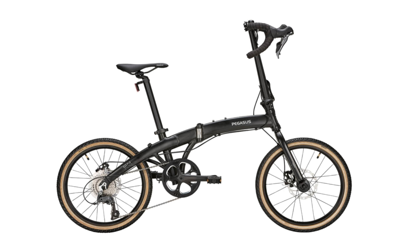 Pegasus G8 Disc - 20 Zoll 8N Faltrad - mattschwarz/ chrome