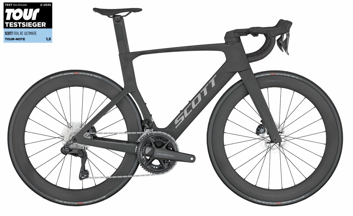 Scott Foil RC 10 black - 28 Zoll 24K Diamant - Carbon Black