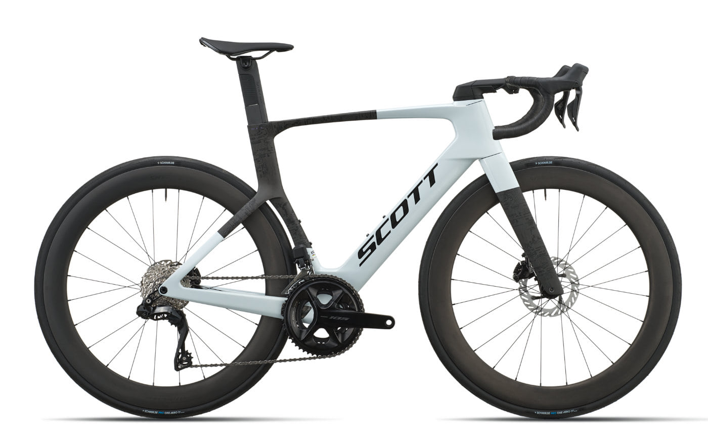 Scott Foil RC 20 - 28 Zoll 24K Di2 Diamant - cumulus white/carbon black