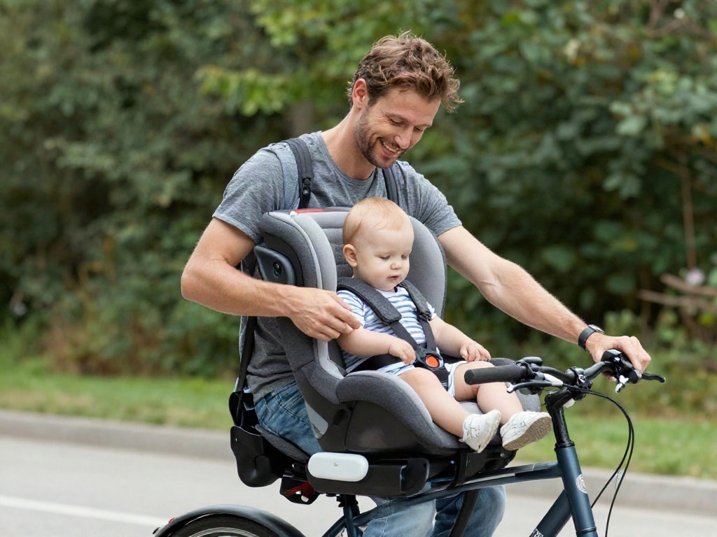 Kindersitz auf dem Fahrrad: Ab wann geht das?