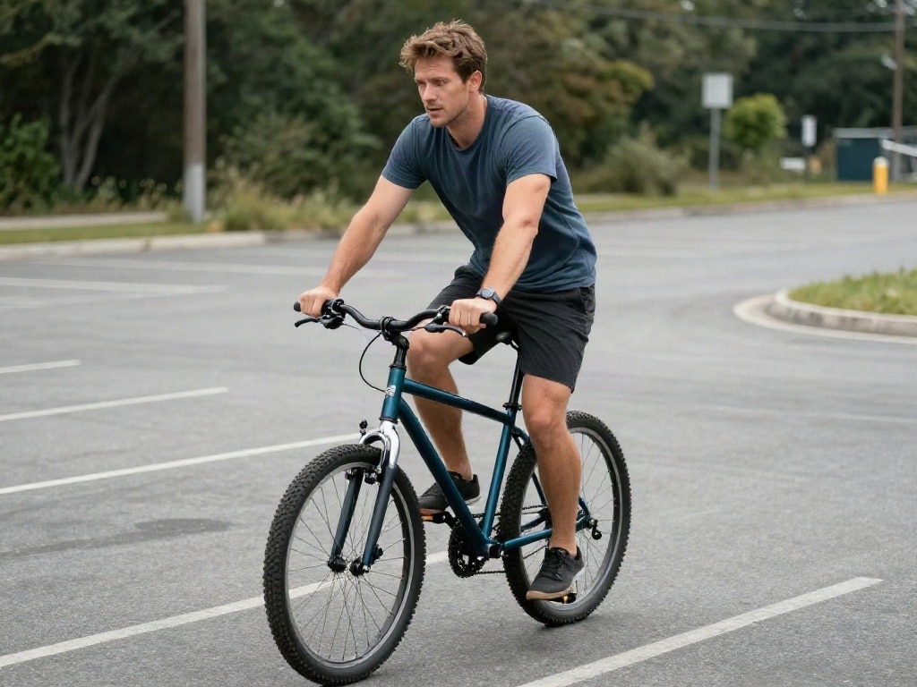 Muss man beim Fahrrad mit den Füßen auf den Boden kommen?